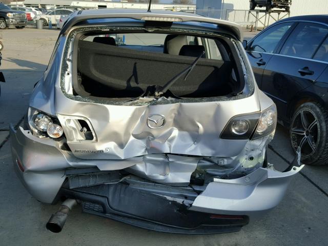 JM1BK34M371625515 - 2007 MAZDA SPEED 3 银色 照片 9