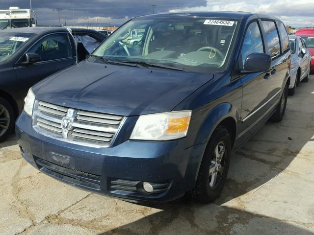 1D8HN54P58B167139 - 2008 DODGE GRAND CARA BLUE photo 2