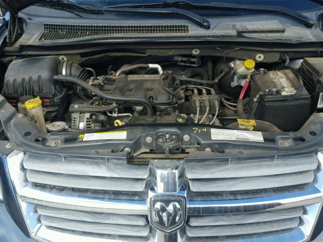 1D8HN54P58B167139 - 2008 DODGE GRAND CARA BLUE photo 7