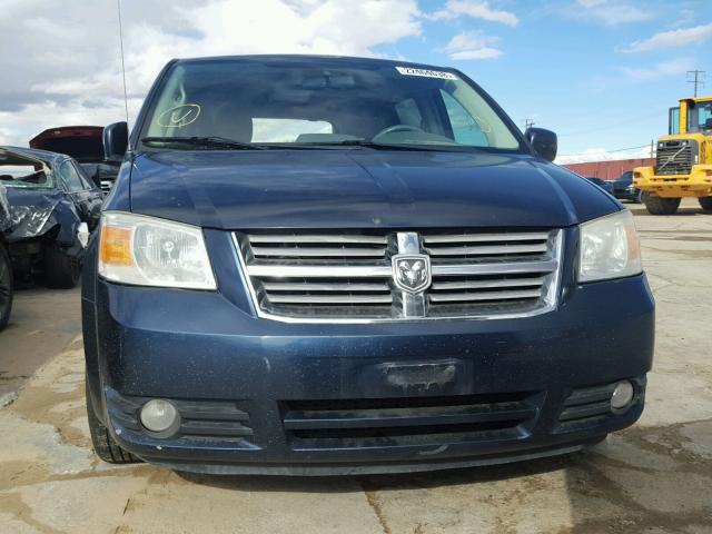 1D8HN54P58B167139 - 2008 DODGE GRAND CARA BLUE photo 9