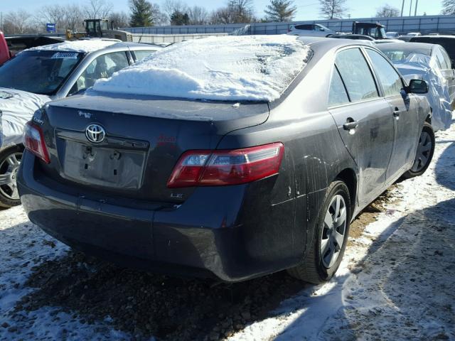 4T4BE46K19R133500 - 2009 TOYOTA CAMRY BASE GRAY photo 4