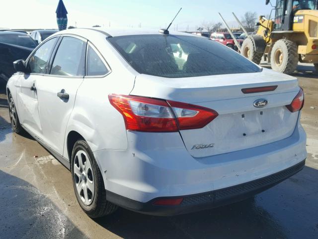 1FADP3E29DL272596 - 2013 FORD FOCUS S WHITE photo 3