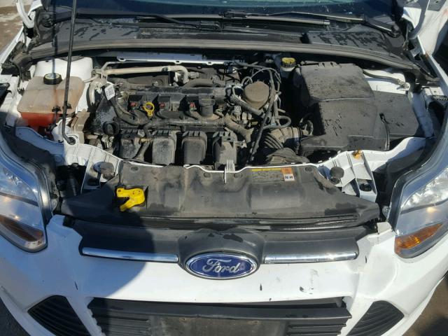 1FADP3E29DL272596 - 2013 FORD FOCUS S WHITE photo 7