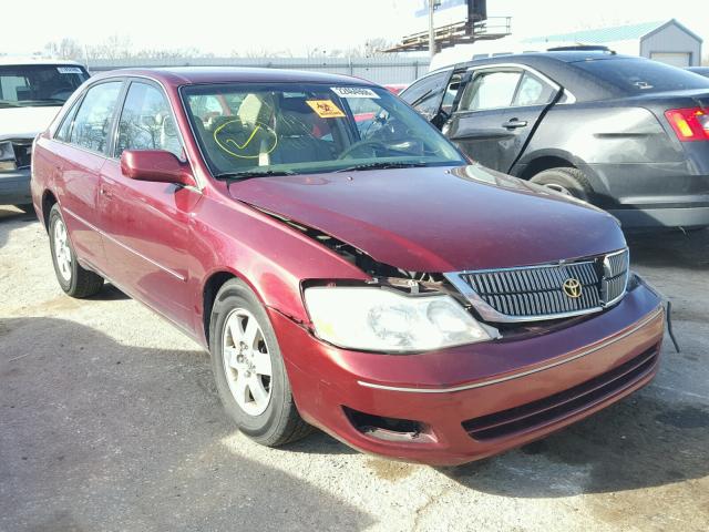 4T1BF28B42U208253 - 2002 TOYOTA AVALON XL MAROON photo 1