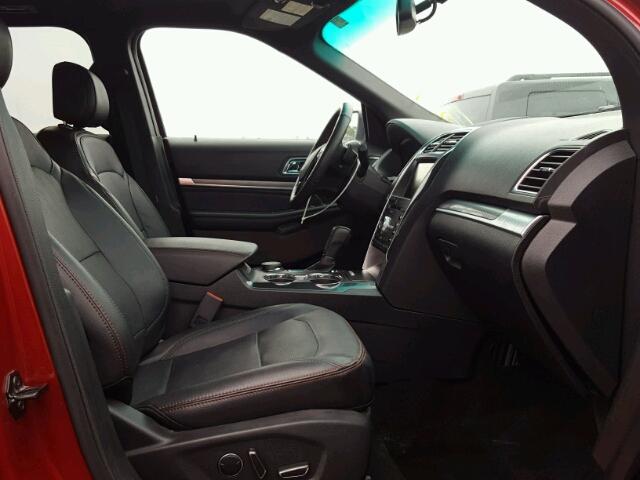 1FM5K8GT2GGC85229 - 2016 FORD EXPLORER S 红色 照片 5
