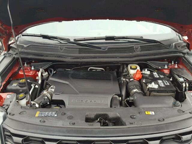 1FM5K8GT2GGC85229 - 2016 FORD EXPLORER S 红色 照片 7