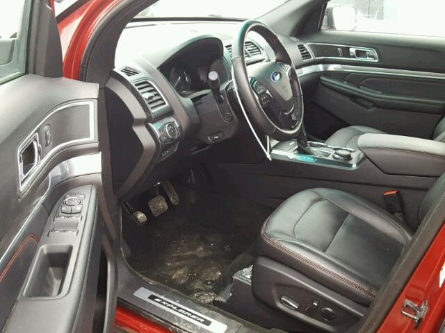 1FM5K8GT2GGC85229 - 2016 FORD EXPLORER S 红色 照片 9