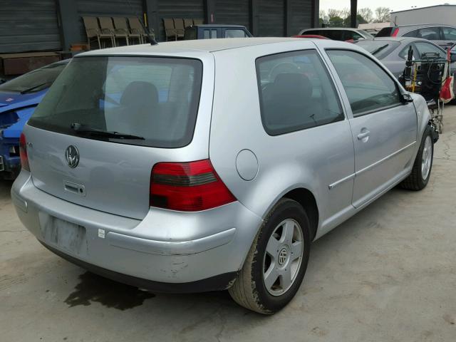 9BWDD61J614050871 - 2001 VOLKSWAGEN GTI GLS GRAY photo 4