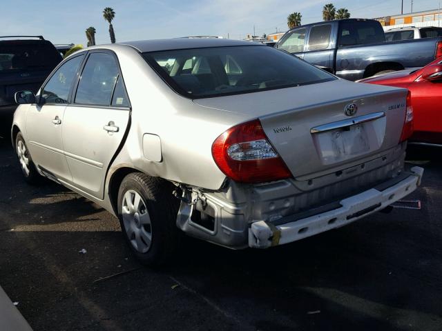 4T1BE32K94U380718 - 2004 TOYOTA CAMRY LE SILVER photo 3
