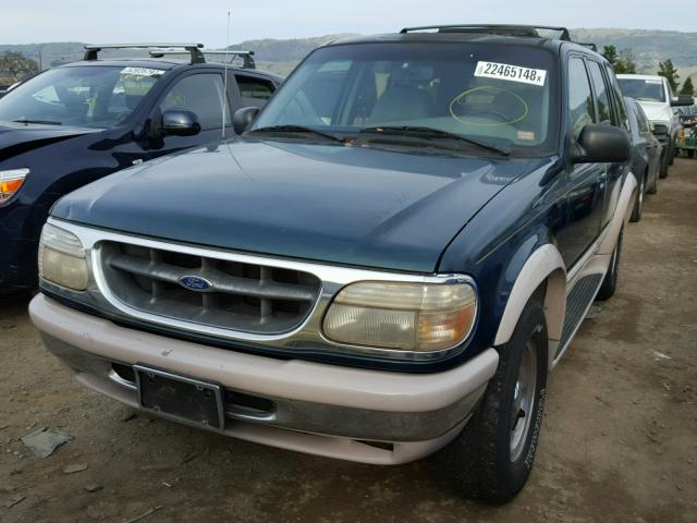 1FMDU34X3SZB14180 - 1995 FORD EXPLORER GREEN photo 2