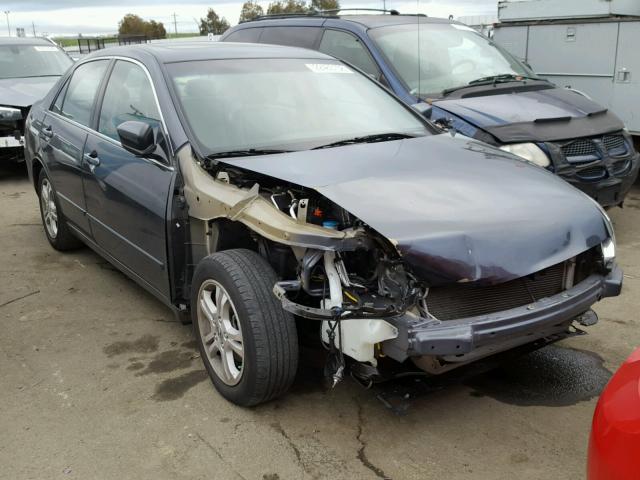 1HGCM56866A098306 - 2006 HONDA ACCORD EX BLUE photo 1