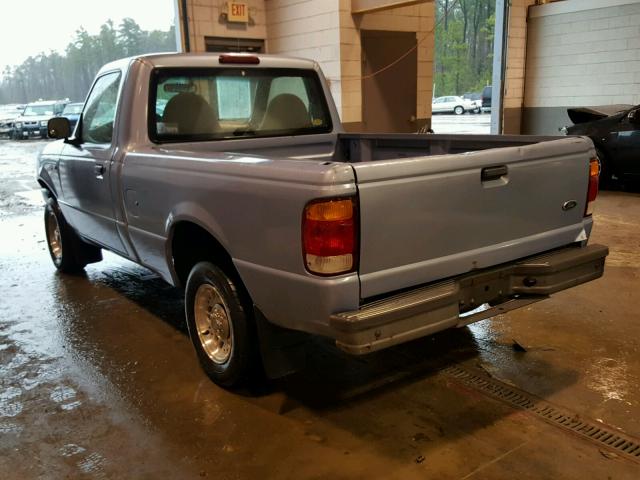 1FTYR10CXWUB76726 - 1998 FORD RANGER BLUE photo 3