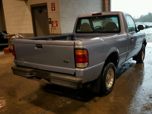 1FTYR10CXWUB76726 - 1998 FORD RANGER BLUE photo 4