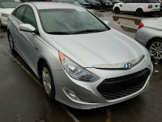 KMHEC4A47CA026658 - 2012 HYUNDAI SONATA HYB SILVER photo 1