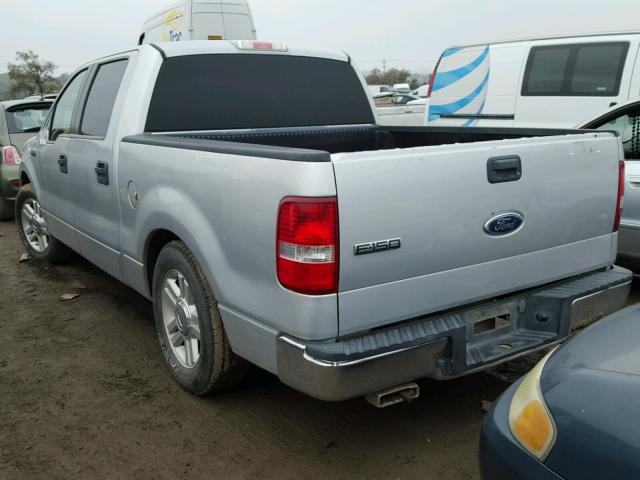 1FTRW12W45KD45069 - 2005 FORD F150 SUPER SILVER photo 3