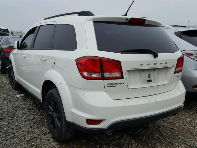 3C4PDDBG5DT615141 - 2013 DODGE JOURNEY SX WHITE photo 3