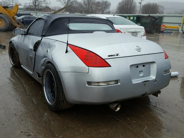 JN1BZ36A37M653833 - 2007 NISSAN 350Z ROADS SILVER photo 3