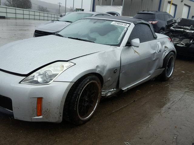 JN1BZ36A37M653833 - 2007 NISSAN 350Z ROADS SILVER photo 9