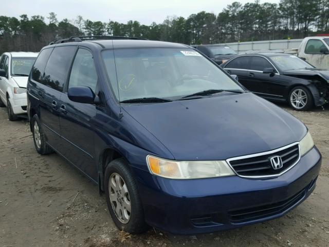 5FNRL18073B100062 - 2003 HONDA ODYSSEY EX BLUE photo 1