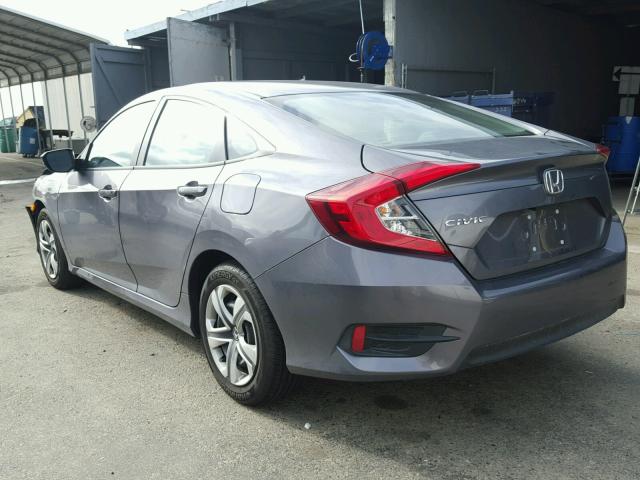 19XFC2F51HE230598 - 2017 HONDA CIVIC LX CHARCOAL photo 3