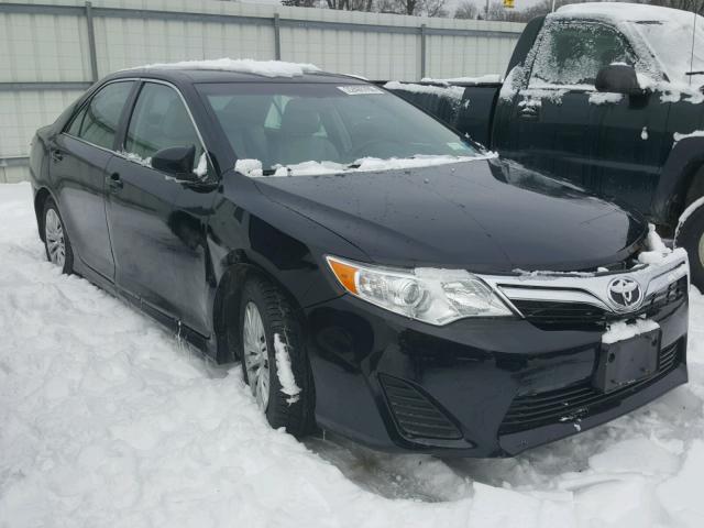 4T1BD1FKXDU086035 - 2013 TOYOTA CAMRY HYBR BLACK photo 1