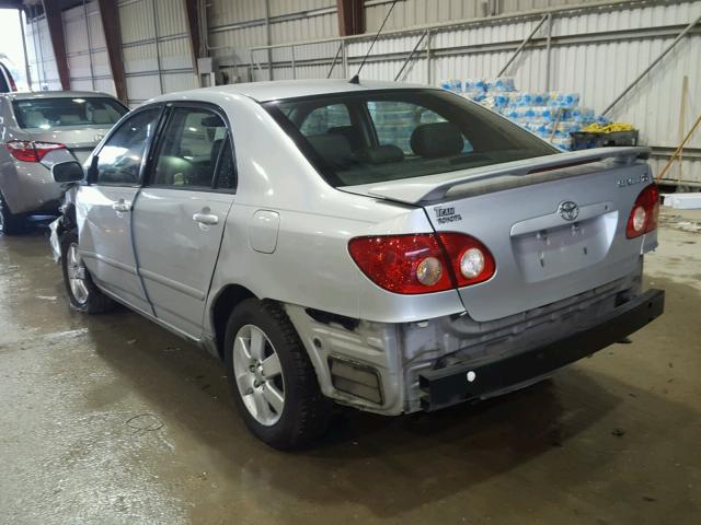 1NXBR32E87Z776237 - 2007 TOYOTA COROLLA CE SILVER photo 3