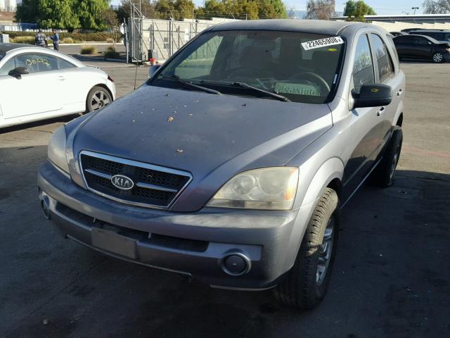 KNDJD733235080500 - 2003 KIA SORENTO EX GRAY photo 2