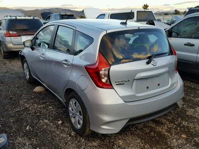 3N1CE2CP7HL373802 - 2017 NISSAN VERSA NOTE SILVER photo 3