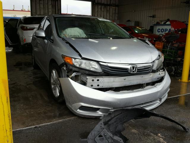 2HGFB2F8XCH329996 - 2012 HONDA CIVIC EX SILVER photo 1