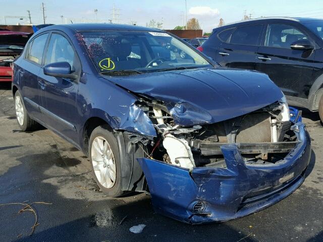 3N1AB6AP9CL716919 - 2012 NISSAN SENTRA 2.0 BLUE photo 1