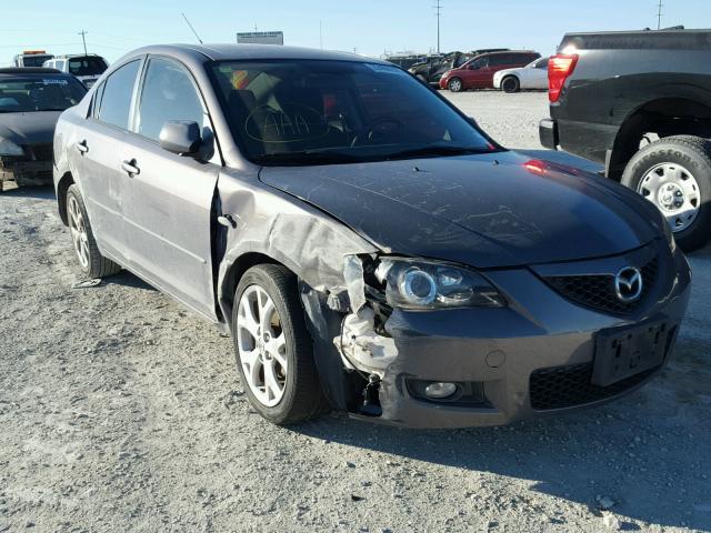 JM1BK32F881168013 - 2008 MAZDA 3 I GRAY photo 1