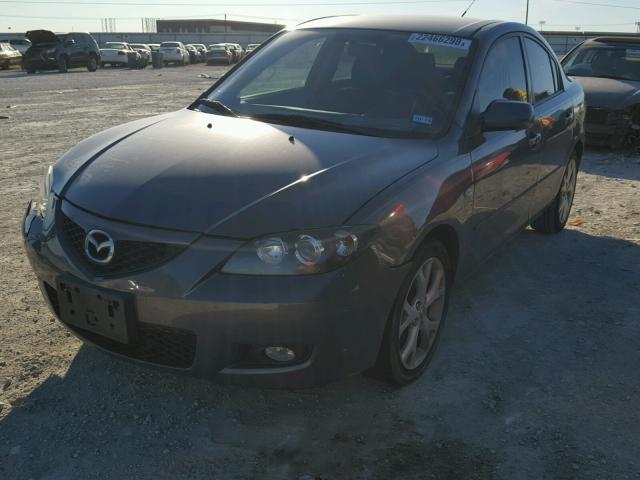 JM1BK32F881168013 - 2008 MAZDA 3 I GRAY photo 2