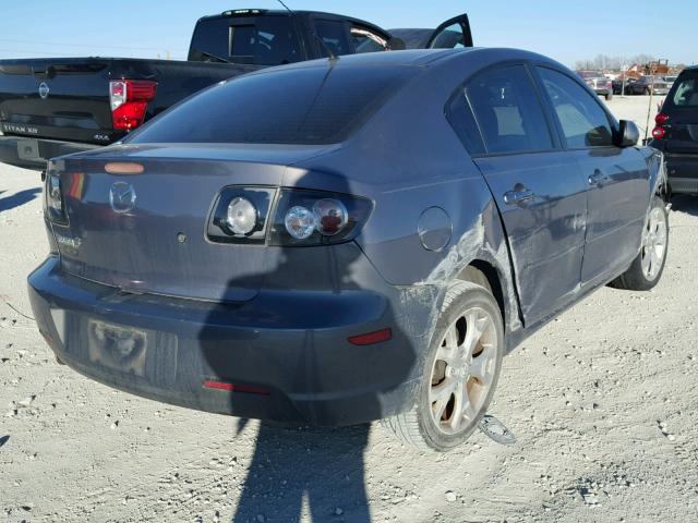 JM1BK32F881168013 - 2008 MAZDA 3 I GRAY photo 4