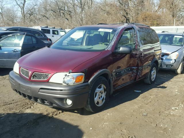 1GMDU23E23D190045 - 2003 PONTIAC MONTANA EC RED photo 2