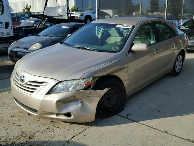 4T4BE46K99R064474 - 2009 TOYOTA CAMRY BASE GOLD photo 2
