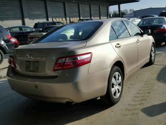 4T4BE46K99R064474 - 2009 TOYOTA CAMRY BASE GOLD photo 4