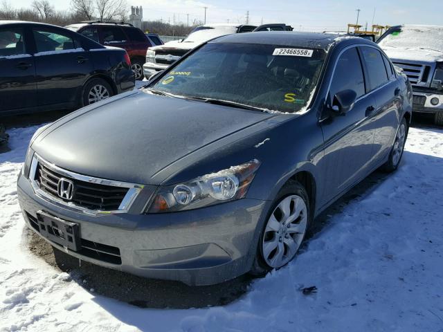 1HGCP26828A100013 - 2008 HONDA ACCORD EXL GRAY photo 2