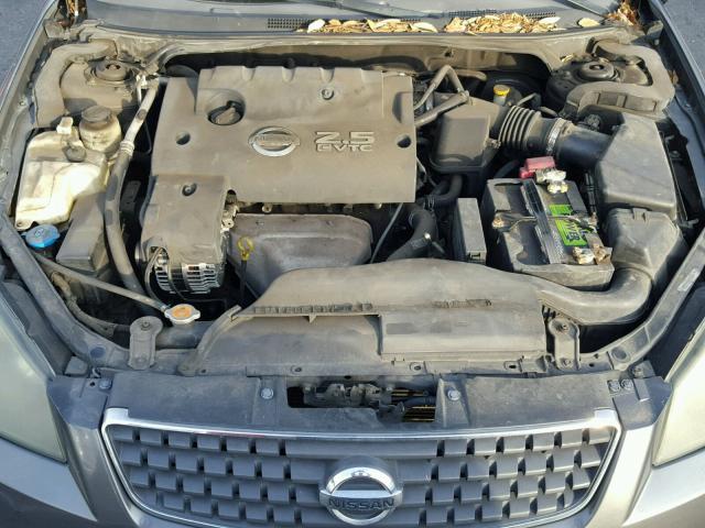 1N4AL11D55N911394 - 2005 NISSAN ALTIMA S GRAY photo 7