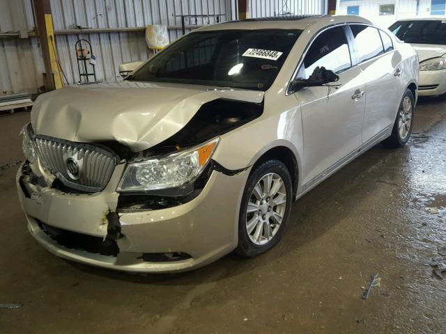 1G4GD5ER8CF196788 - 2012 BUICK LACROSSE P TAN photo 2