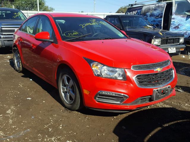 1G1PC5SB7F7108240 - 2015 CHEVROLET CRUZE LT RED photo 1