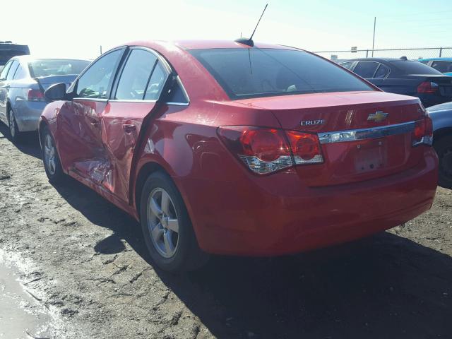 1G1PC5SB7F7108240 - 2015 CHEVROLET CRUZE LT RED photo 3