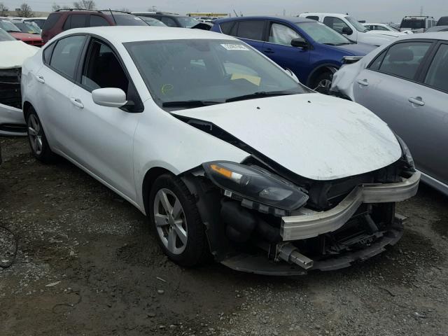 1C3CDFBB8FD140841 - 2015 DODGE DART SXT WHITE photo 1