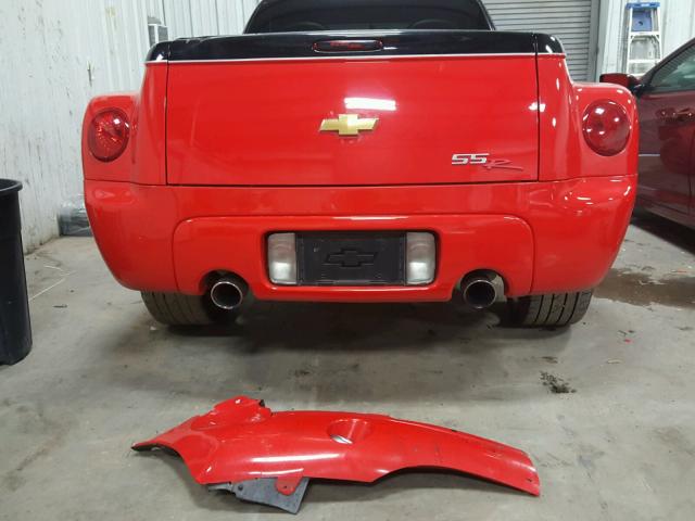 1GCES14P34B103680 - 2004 CHEVROLET SSR RED photo 6