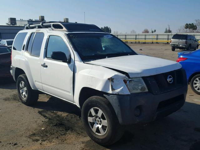 5N1AN08U45C638279 - 2005 NISSAN XTERRA OFF WHITE photo 1