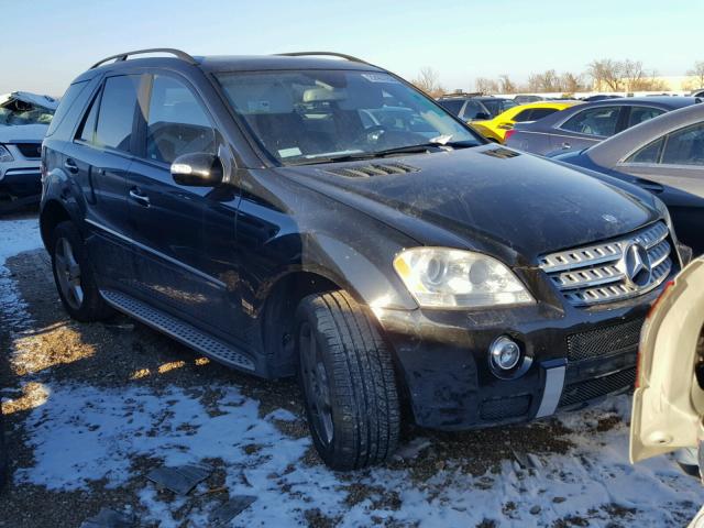 4JGBB72E48A360975 - 2008 MERCEDES-BENZ ML 550 BLACK photo 1