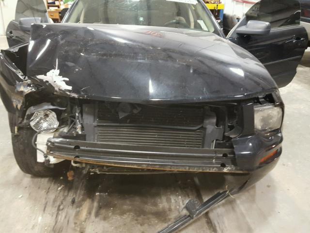 1ZVFT80N555154755 - 2005 FORD MUSTANG BLACK photo 7