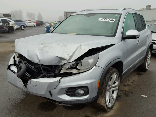 WVGAV3AX1DW579839 - 2013 VOLKSWAGEN TIGUAN S SILVER photo 2