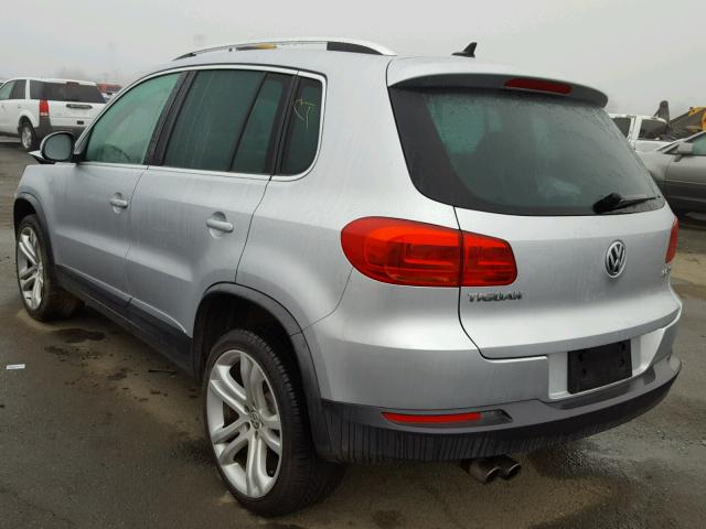 WVGAV3AX1DW579839 - 2013 VOLKSWAGEN TIGUAN S SILVER photo 3