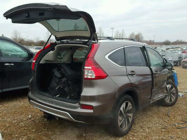 5J6RM4H97FL077665 - 2015 HONDA CR-V TOURI GRAY photo 4