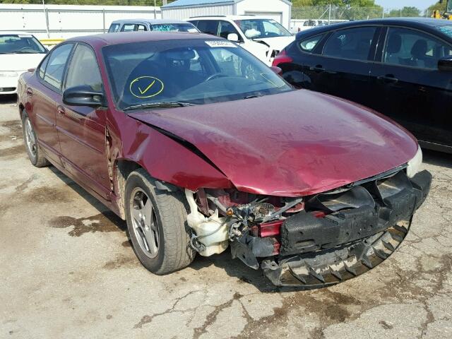 1G2WP52K31F142539 - 2001 PONTIAC GRAND PRIX RED photo 1